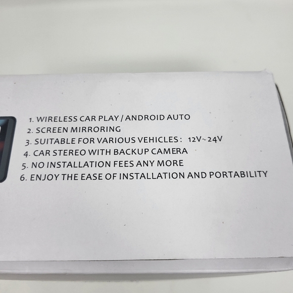 Portable Wireless Car Stereo Carplay Andriod Auto Screen Mirroring 7" Touchscree - Picture 5 of 7